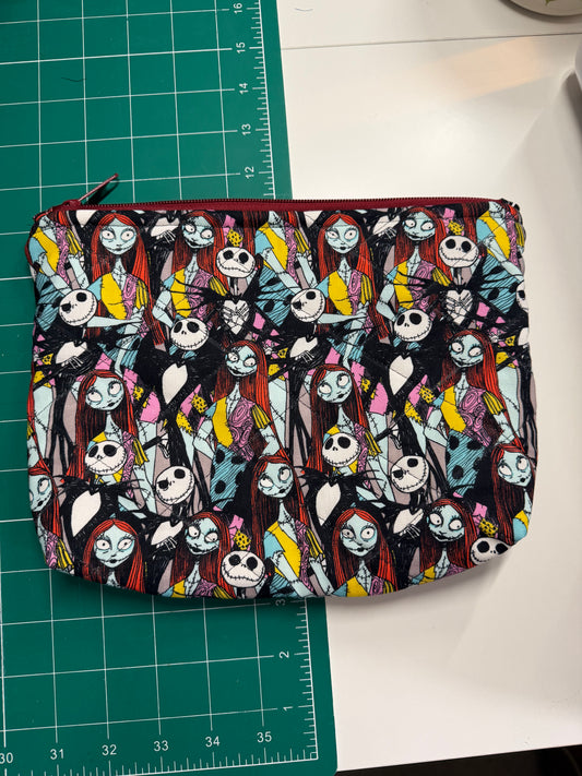 Jack and Sally Makeup Bag