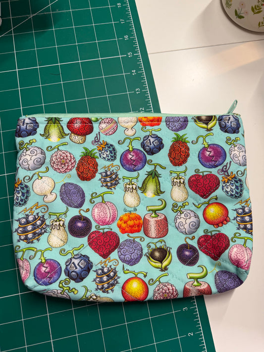 One Piece Devil Fruits Makeup Bag