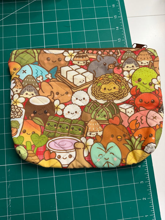 Hawaii Kawaii Luau Legends Makeup Bag
