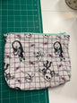 Jack and Sally Square Makeup Bag